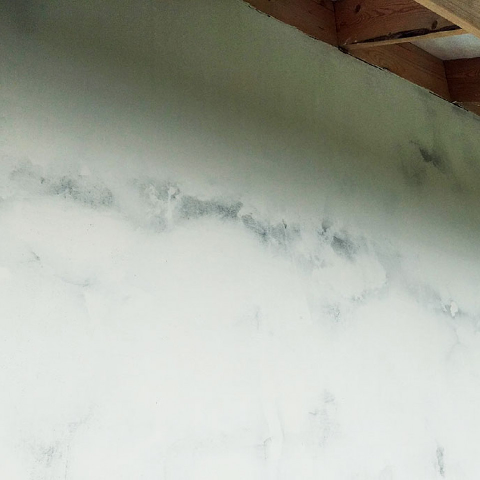 Шпаклевка фасадов жилого дома с террасой