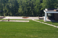 Строительство бани в современном стиле с плоской крышей