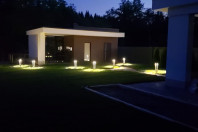 Строительство бани в современном стиле с плоской крышей