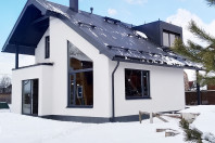 Строительство коттеджа со вторым светом