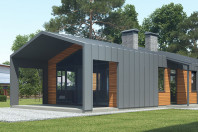 Проект жилого дома на металлокаркасе