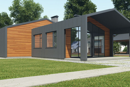 Проект жилого дома на металлокаркасе