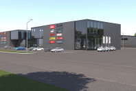 Торговый центр в составе производственного комплекса